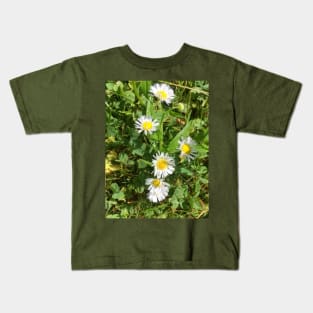 Tiny Wild Daisies Kids T-Shirt